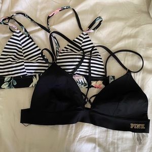 Pink Victoria’s Secret bralette